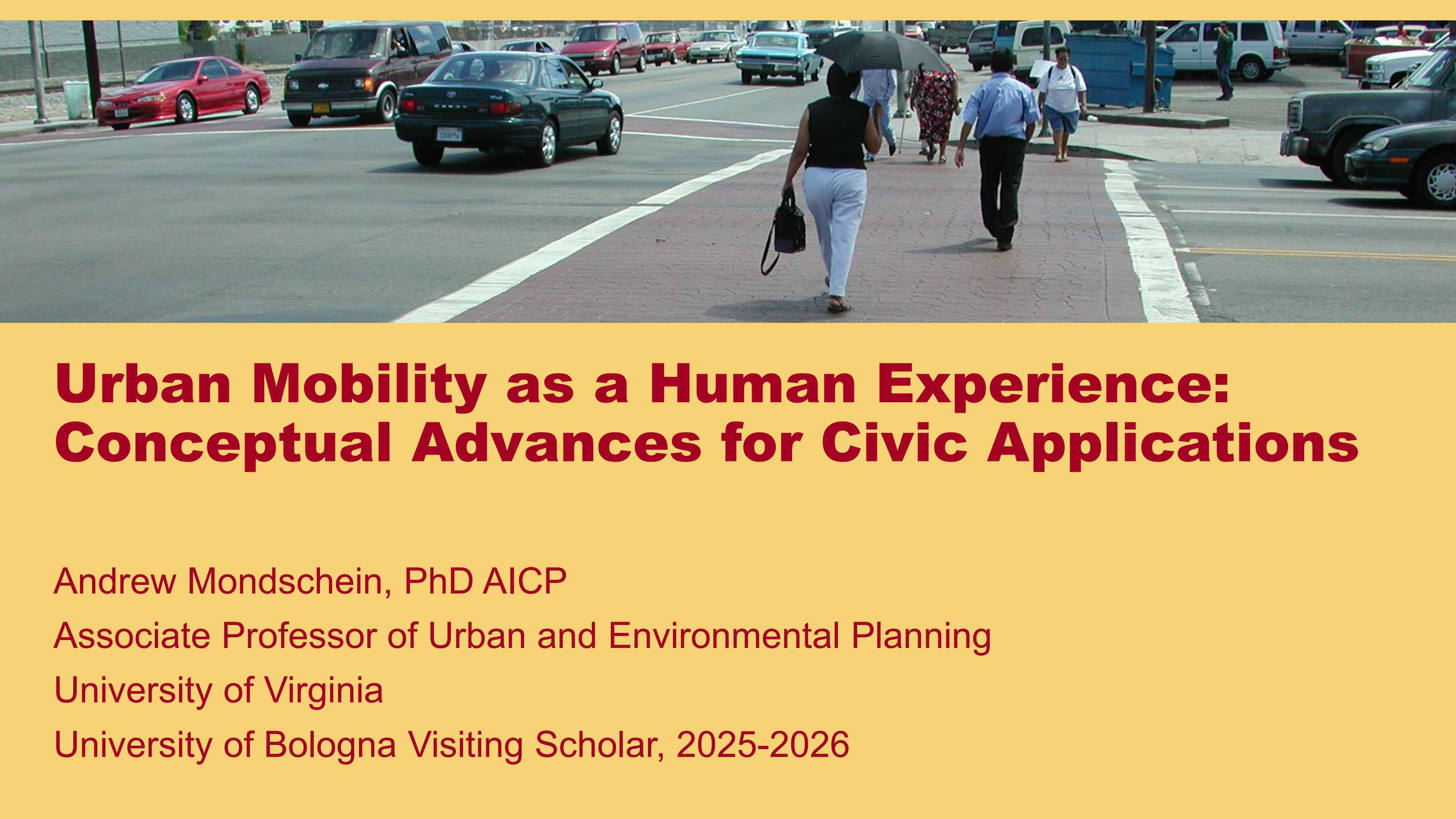 Prof. Andrew Mondschein visiting MoST